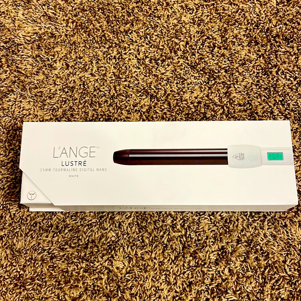 L’ange Lustré 25 mm Tourmaline Digital Wand in White